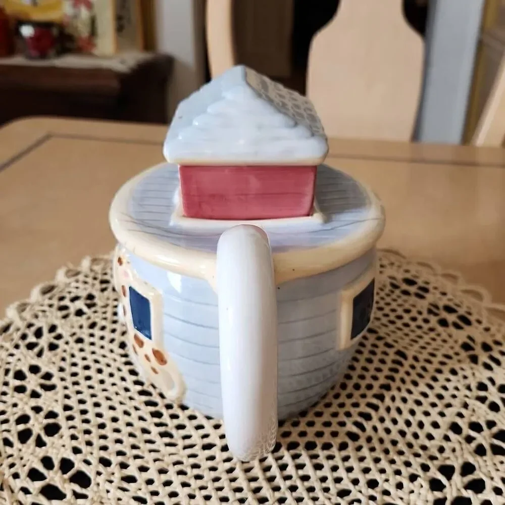 Susan Winget Noah's Arc ceramic teapot
